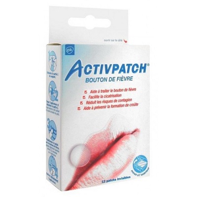 ACTIVPATCH Bouton de Fi&egrave;vre 12 patchs invisibles