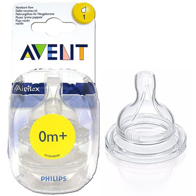 Avent T&eacute;tine Silicone Nouveau N&eacute;