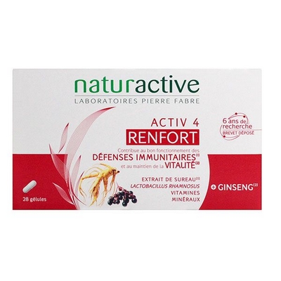 NATURACTIVE Activ4 Renfort 28 g&eacute;lules