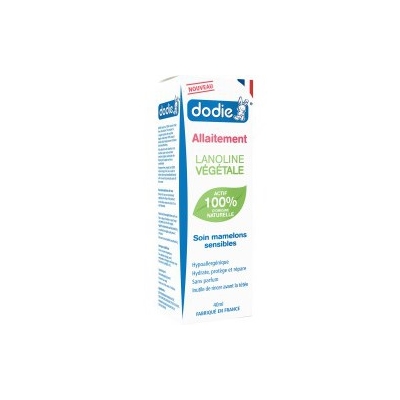DODIE Allaitement Lanoline V&eacute;g&eacute;tale Soin Mamelons Sensibles 40ml