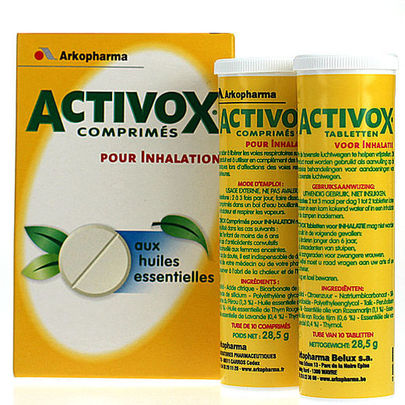 Activox inhalation aux huiles essentielles 20 comprim&eacute;s