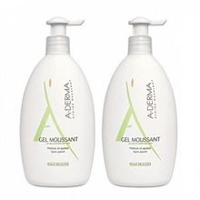 A-DERMA Gel Moussant Avoine Lot 2x500 mL