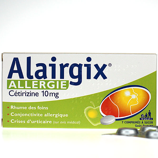 Alairgix Allergie C&eacute;tirizine 10 mg 7 cprs