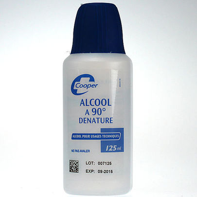 Alcool &agrave; 90&deg; Denature 125 ml
