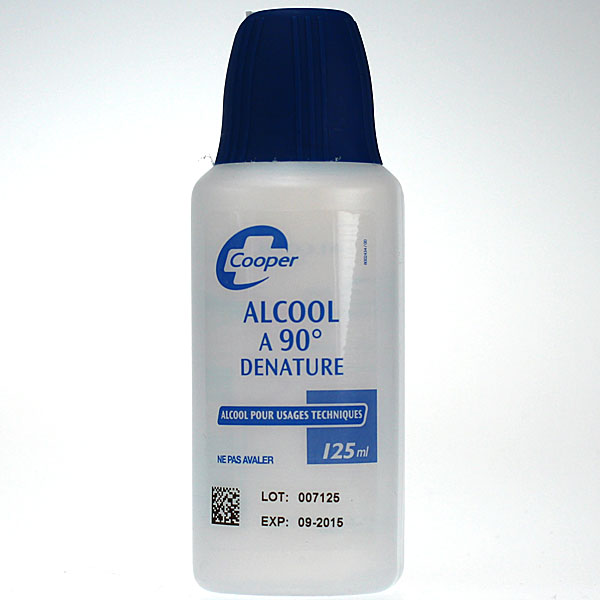 Alcool &agrave; 90&deg; Denature 125 ml
