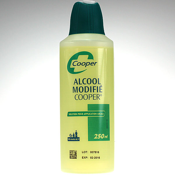 Alcool modifi&eacute; Cooper 250 ml