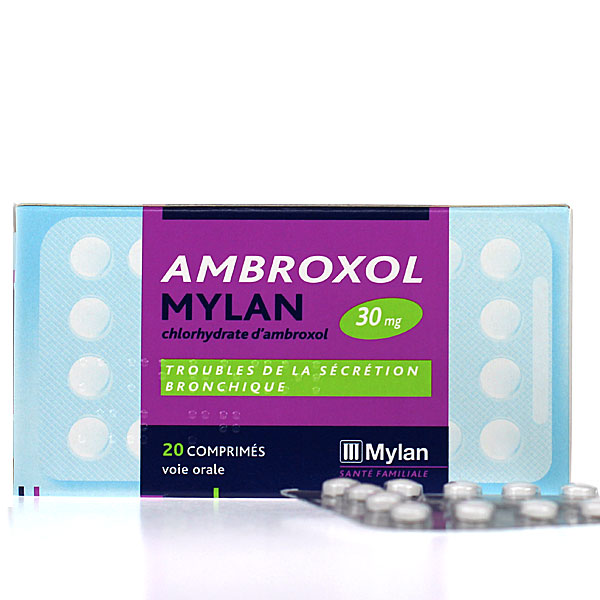 Ambroxol Mylan 30 mg 20 comprim&eacute;s