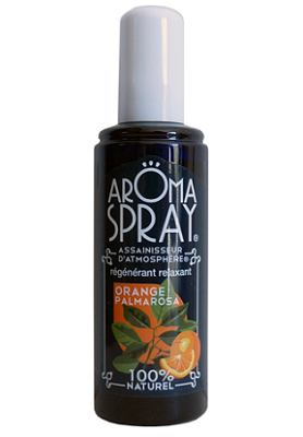 photo n&deg;1 : AROMASPRAY Orange Palmarosa R&eacute;g&eacute;n&eacute;rant Relaxant 100 ml