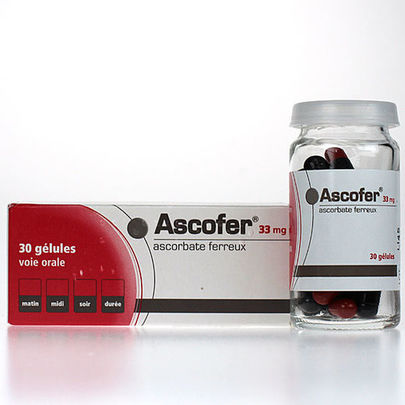 Ascofer 33mg 30 g&eacute;lules