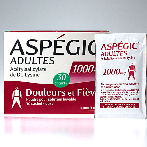 asp&eacute;gic 1000mg 30 sachets
