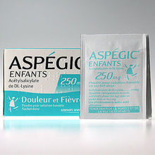 asp&eacute;gic 250mg 20 sachets