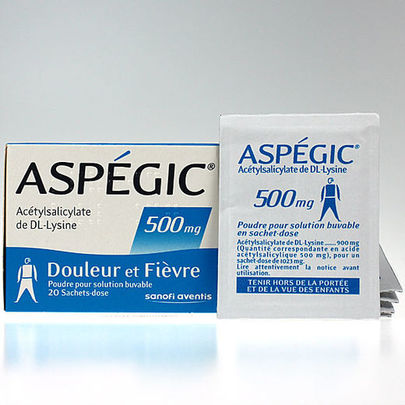 asp&eacute;gic 500mg 20 sachets