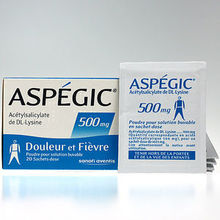 asp&eacute;gic 500mg 20 sachets