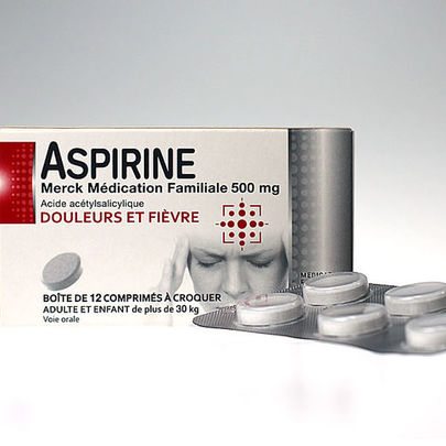 aspirine Merck m&eacute;dication familiale 500mg