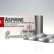 aspirine Merck m&eacute;dication familiale 500mg