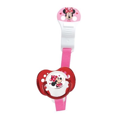 Attache Sucette-Ruban Minnie 2&egrave;me &acirc;ge