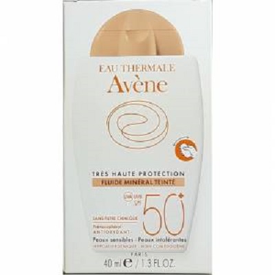 Av&egrave;ne  fluide min&eacute;ral SPF50+ teint&eacute; tr&egrave;s haute protection 40mL
