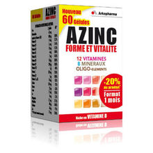 AZINC Optimal Adultes 60 G&eacute;lules