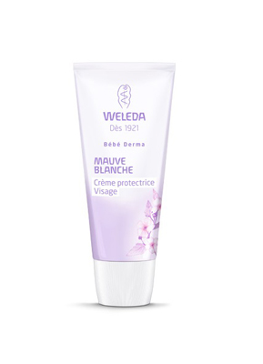 WELEDA B&eacute;b&eacute; Derma Mauve Blanche Cr&egrave;me Protectrice Visage 50 mL