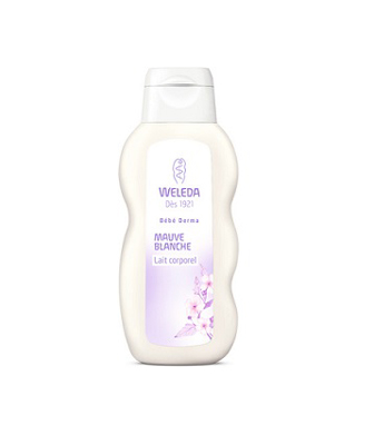WELEDA B&eacute;b&eacute; Derma Mauve Blanche Lait Corporel 200 mL