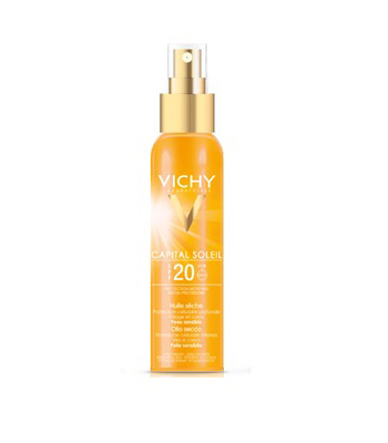 VICHY Capital Soleil Huile S&egrave;che SPF 20 125mL