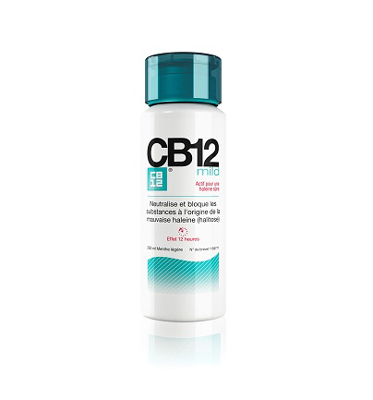 CB12 Actif pour une Haleine S&ucirc;re Go&ucirc;t Menthe L&eacute;g&egrave;re 250mL