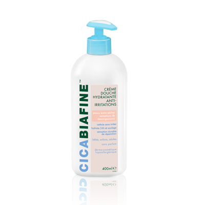 CICABIAFINE Cr&egrave;me Douche Hydratante Anti-Irritations pompe 400 mL