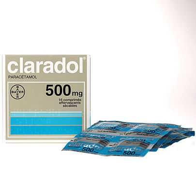 cladarol 500mg parac&eacute;tamol 16 cprs eff