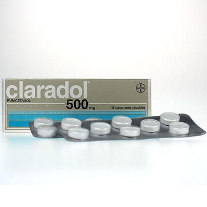 cladarol 500mg parac&eacute;tamol 16 cprs