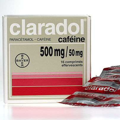 claradol 500mg caf&eacute;ine 16 cprs eff