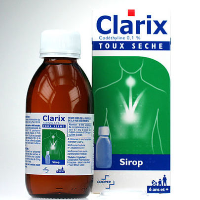 Clarix Toux S&egrave;che Sirop 150 ml