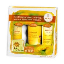 WELEDA Coffret Indispensables B&eacute;b&eacute; pour Toilette