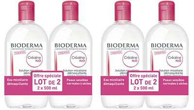 BIODERMA Cr&eacute;aline H2O Solution Micellaire Lot 4x500 mL