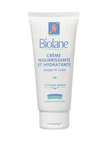 BIOLANE Cr&egrave;me Nourrissante et Hydratante Visage et Corps 100 mL