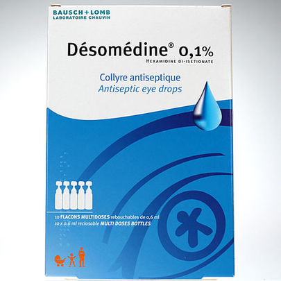 D&eacute;som&eacute;dine 0,1% 10 flacons unidoses de 0,6 ml