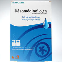 D&eacute;som&eacute;dine 0,1% 10 flacons unidoses de 0,6 ml