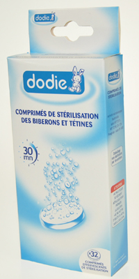 Dodie Comprim&eacute;s de St&eacute;rilisation &agrave; Froid par 32