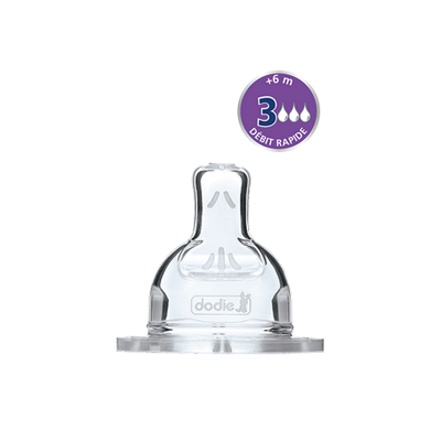 DODIE T&eacute;tine Biberon Sensation+ D&eacute;bit 3