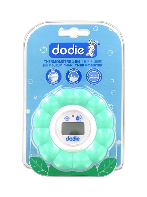 DODIE Thermom&egrave;tre 2 en 1 Bain et Chambre