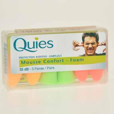 QUIES Protection Auditive Mousse Confort x3 Paires