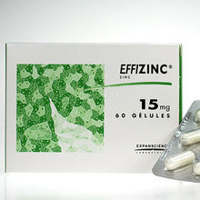 Effizinc 15 mg 60 g&eacute;lules