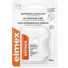 ELMEX Fil dentaire au fluorure d'amines Olafluor cir&eacute; 50m