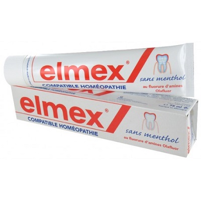 ELMEX Sans menthol Compatible Hom&eacute;opathie 75mL