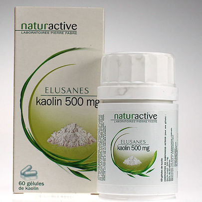 Elusanes Kaolin 500 mg 60 g&eacute;lules