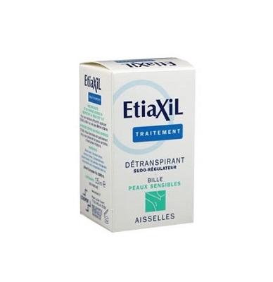 ETIAXIL D&eacute;odorant Traitement D&eacute;transpirant Peaux Sensibles Bille 15mL