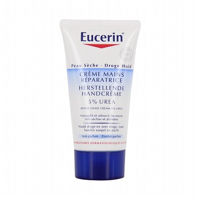 EUCERIN Cr&egrave;me Mains R&eacute;paratrice 5% d'Ur&eacute;e 75 mL