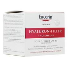 Eucerin Hyaluron-Filler Volume-Lift Soin Jour Peau S&egrave;che 50ml