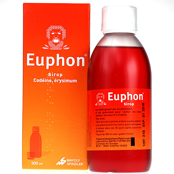Euphon Cod&eacute;ine Erysimum 300 ml