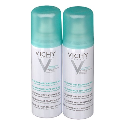 VICHY Anti-Transpirant Anti-Traces A&eacute;rosol Lot de 2x125 mL