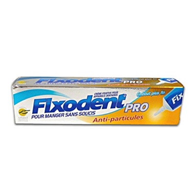 FIXODENT Cr&egrave;me fixative anti-particules 40g